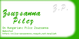 zsuzsanna pilcz business card